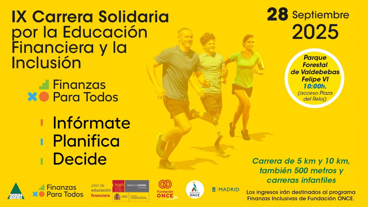 EuropaPress 6930116 fundacion once asnef organizan madrid ix carrera solidaria educacion