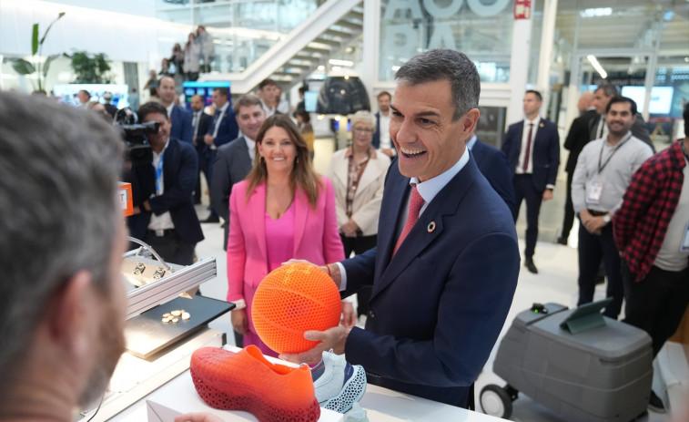 Sánchez visita el DFactory de la Zona Franca de Barcelona durant la 6a edició de la BNEW