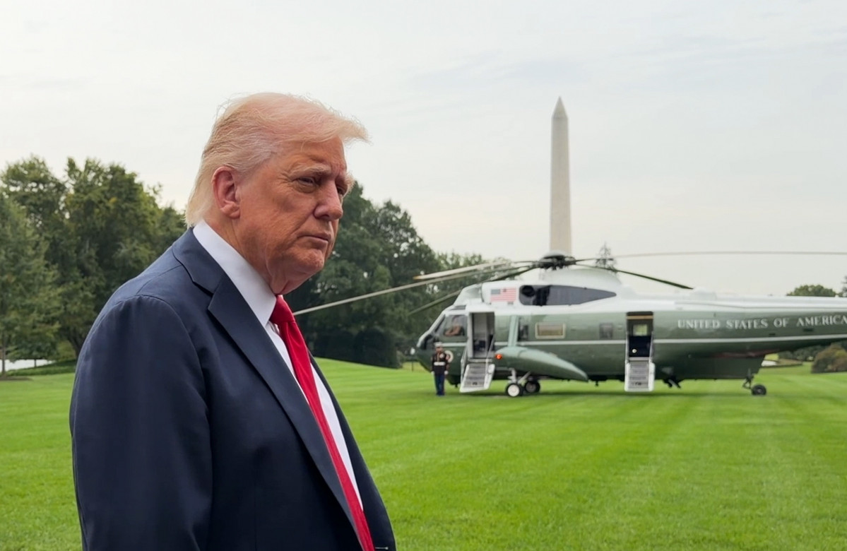 EuropaPress 6994036 30 september 2025 us washington us president donald trump talks to