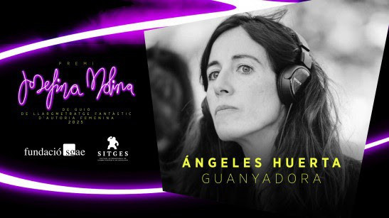 Ángeles Huerta rep el I Premi Josefina Molina al guió fantàstic femení