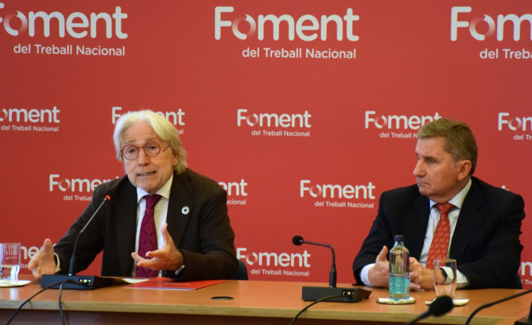 Foment del Treball valora molt positivament que l'OPA hostil de BBVA sobre Banc Sabadell hagi decaigut i «no s'hagin venut duros a quatre pessetes»