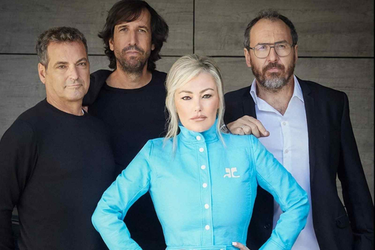 Imagen de la Oreja de Van Gogh en la presentacion de su nueva gira