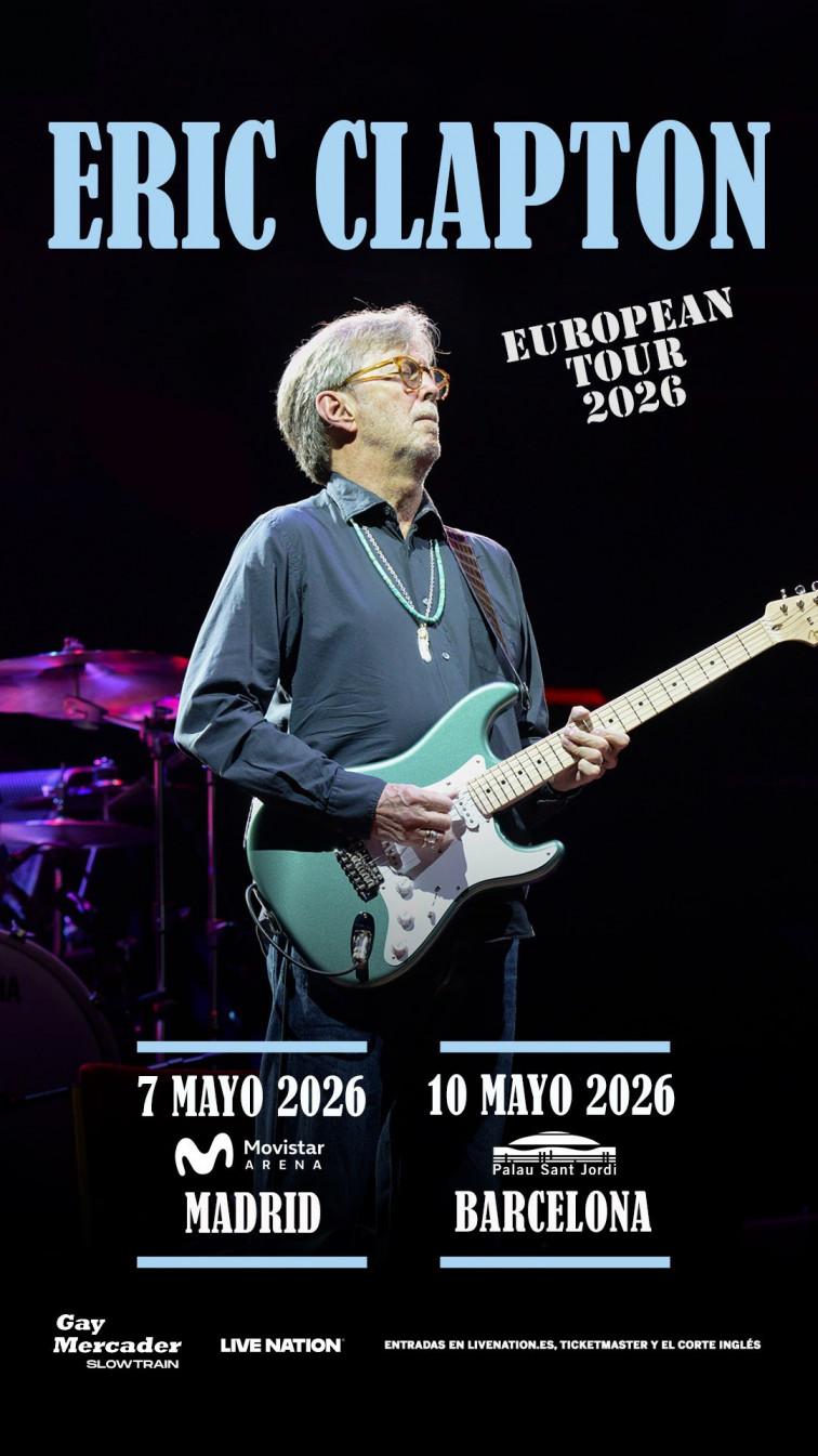 Eric Clapton torna a Espanya després de més de dues dècades i anuncia concerts a Madrid i Barcelona