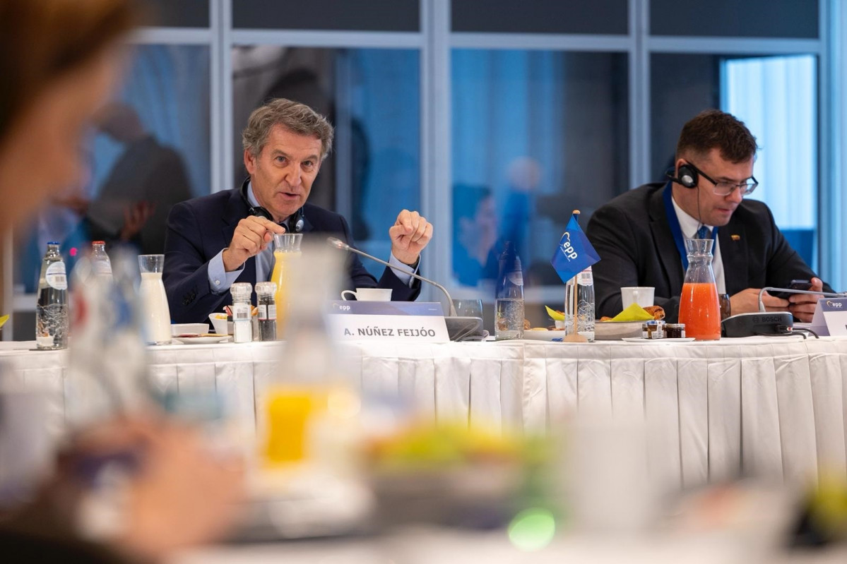 EuropaPress 7049929 presidente pp alberto nunez feijoo participacion reunion ppe bruselas
