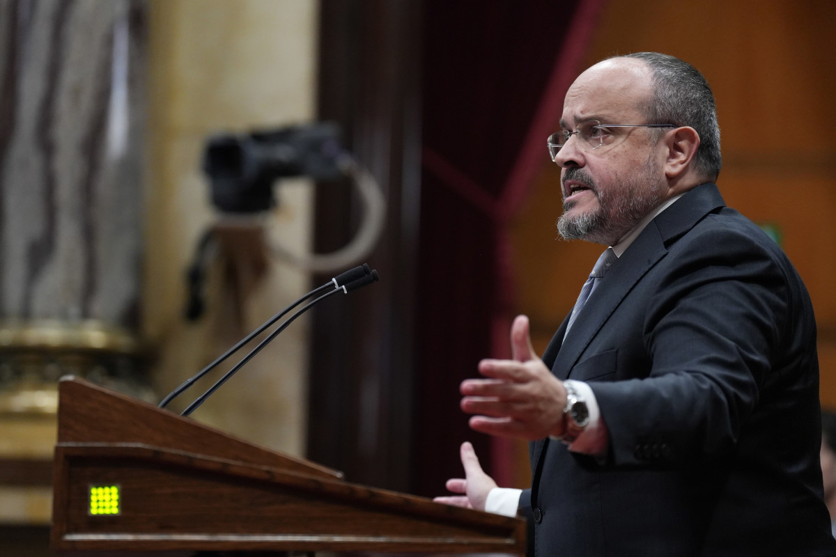 El presidente del PP de Cataluña, Alejandro Fernández