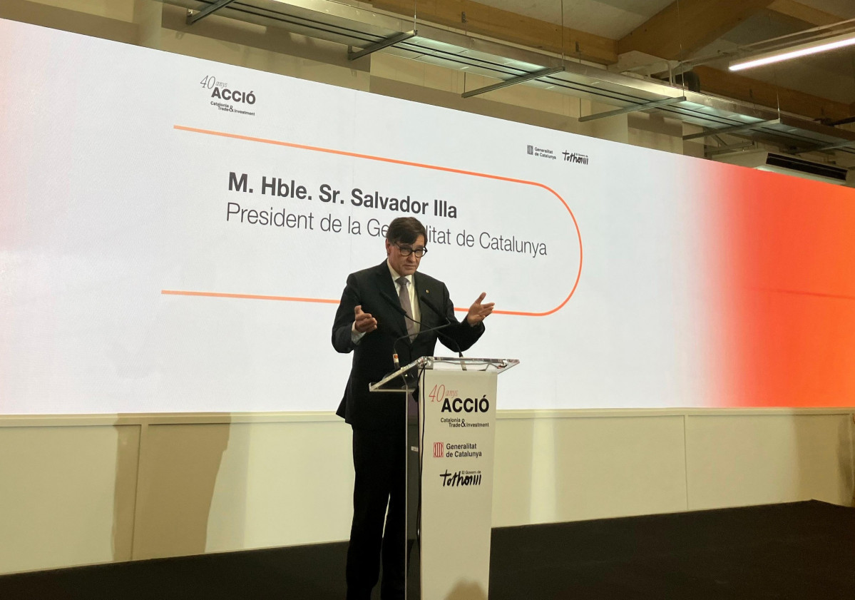 El presidente de la Generalitat, Salvador Illa.