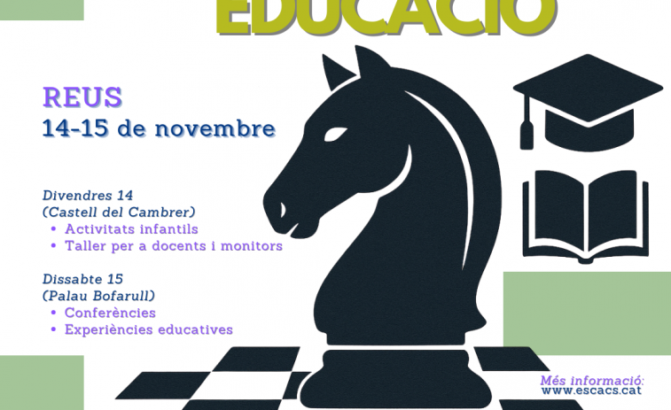 Del tauler al desenvolupament integral: Reus, seu del Congrés d'Escacs i Educació 2025