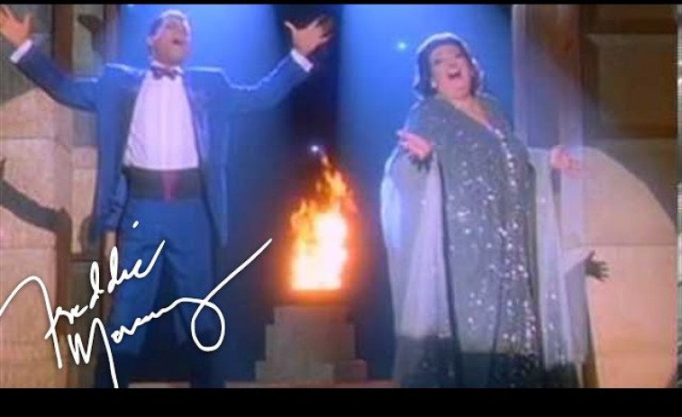 Barcelona ret homenatge a Freddie Mercury i Montserrat Caballé amb una estàtua en el Parc dels Glòries