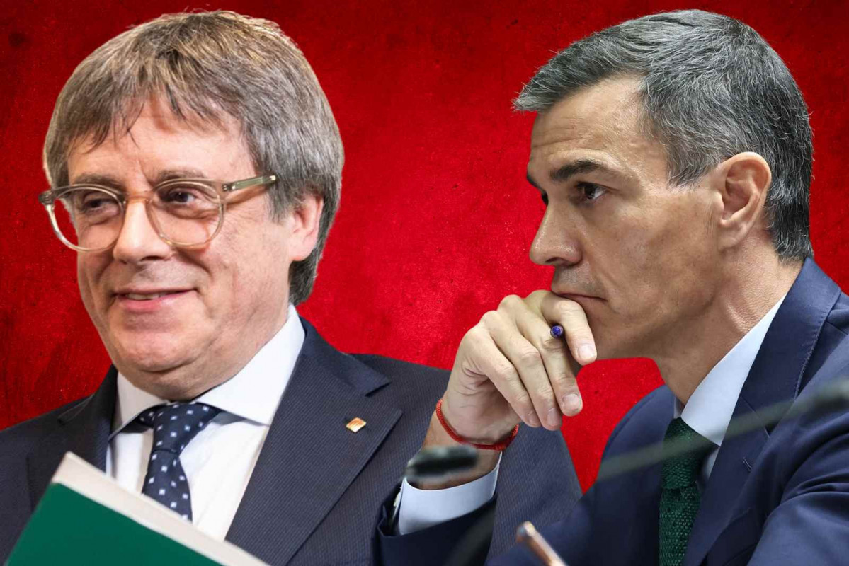 Carles Puigdemont y Pedro Sánchez   EUROPA PRESS   CANVA