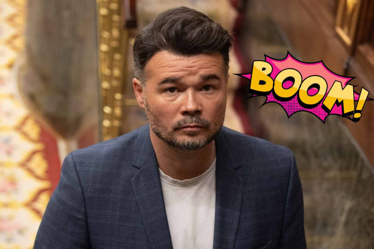 VÍDEO | Rufián fa màgia una altra vegada: així ha destrossat al Rei Emèrit