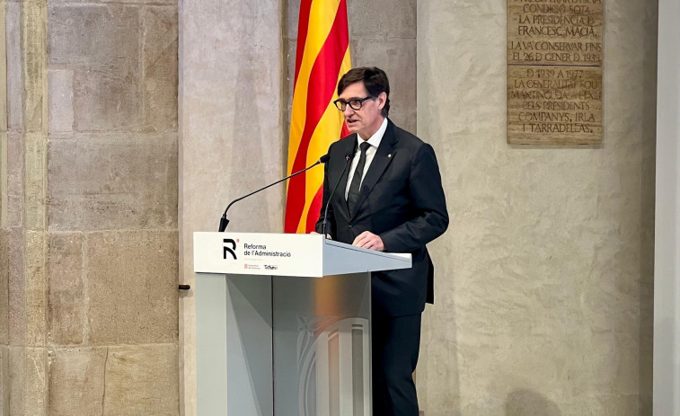 Salvador Illa anuncia una reforma històrica de l'administració a Catalunya