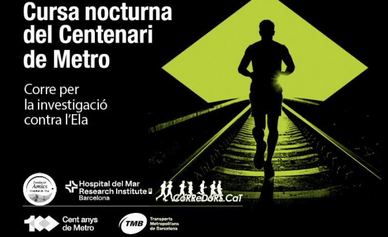 VÍDEO | La Cursa del Centenari: una carrera nocturna sense precedents transforma els túnels del Metro de Barcelona en un espectacle de llum