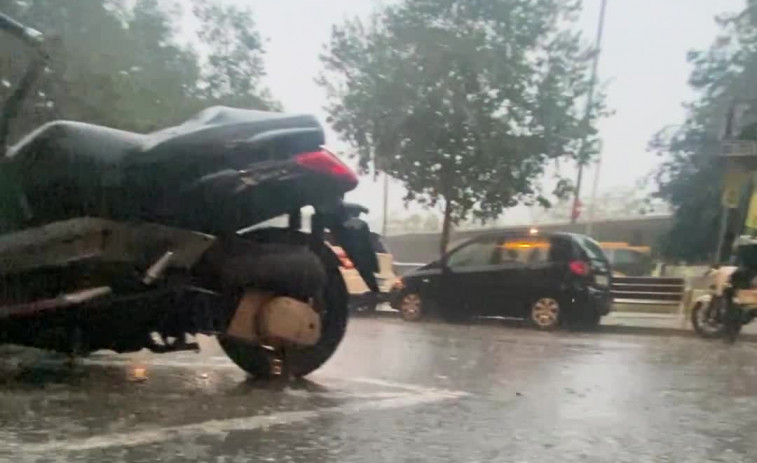 Tancat el Parc Fluvial del Besòs per inundació a causa de les pluges