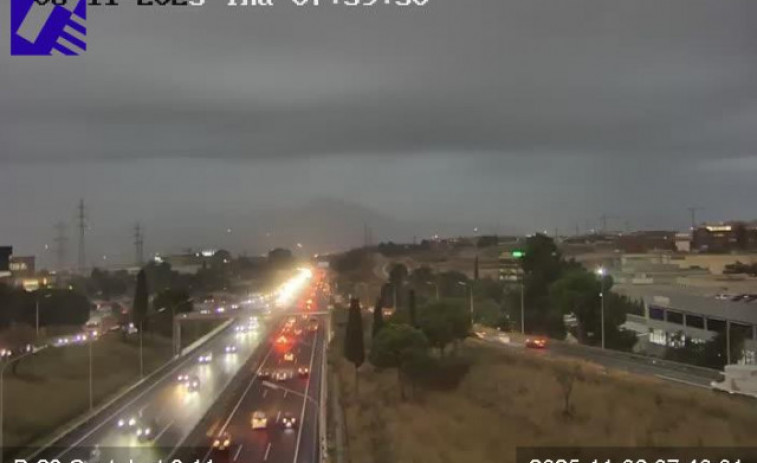 La C-17 reobre a Mollet del Vallès després del tall per pluges intenses i 2 km de retencions