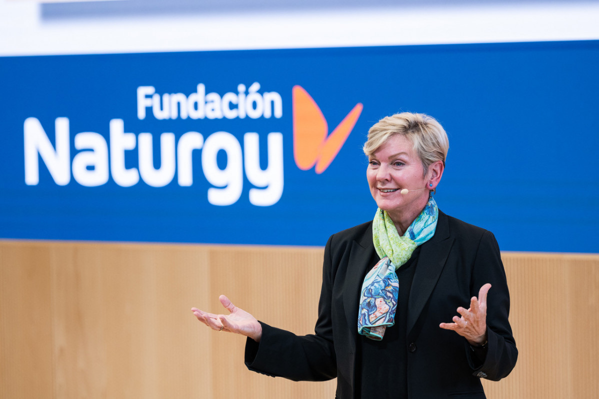 Jennifer M. Granholm durante su intervención