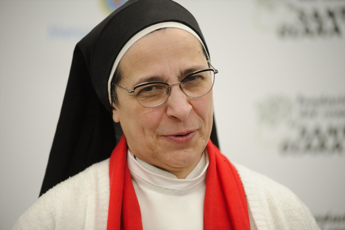 EuropaPress 5002021 monja sor lucia caram presentacion iniciativa retohospitaldecampana sede