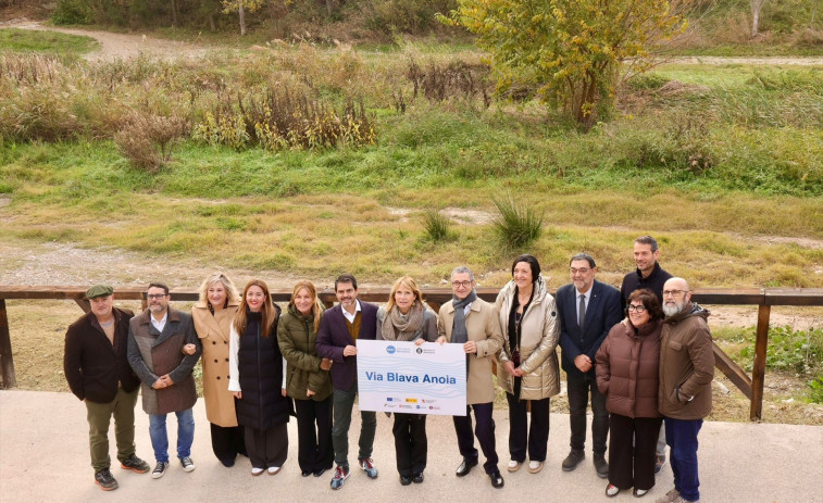 La Diputació de Barcelona estrena la Fase 1 de la Via Blava Anoia, que connecta 5 municipis