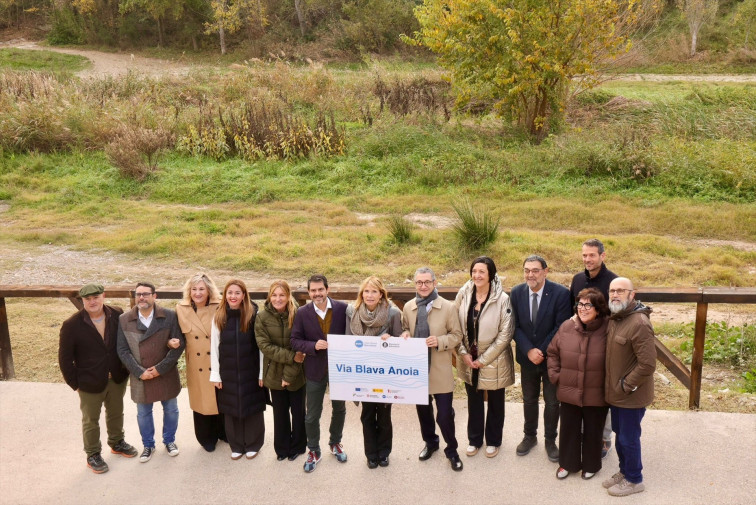 La Diputació de Barcelona estrena la Fase 1 de la Via Blava Anoia, que connecta 5 municipis