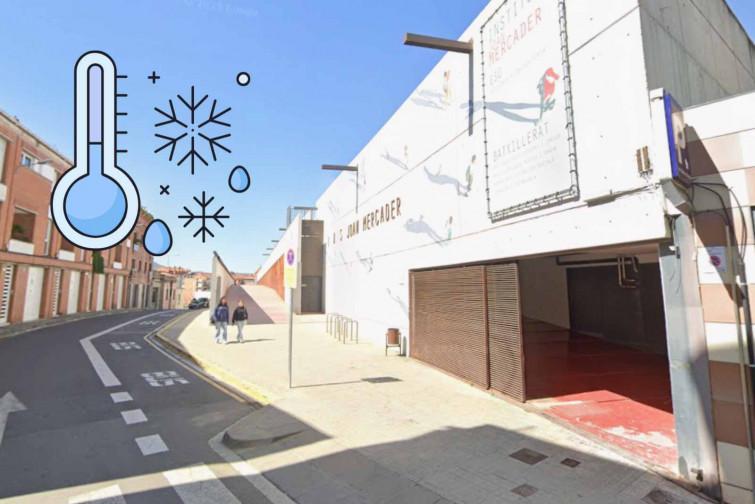 Aules a 14 graus: Un institut d'Igualada porta dos anys sense calefacció