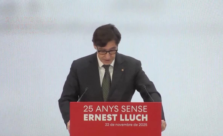 Vídeo | Salvador Illa homenatja Ernest Lluch i reivindica la vigència del seu llegat moral