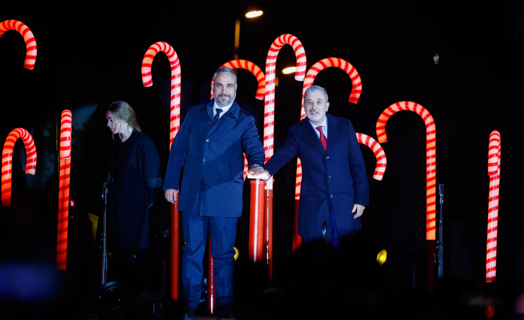 Vídeo | Collboni i l'alcalde de Betlem inauguren la il·luminació nadalenca