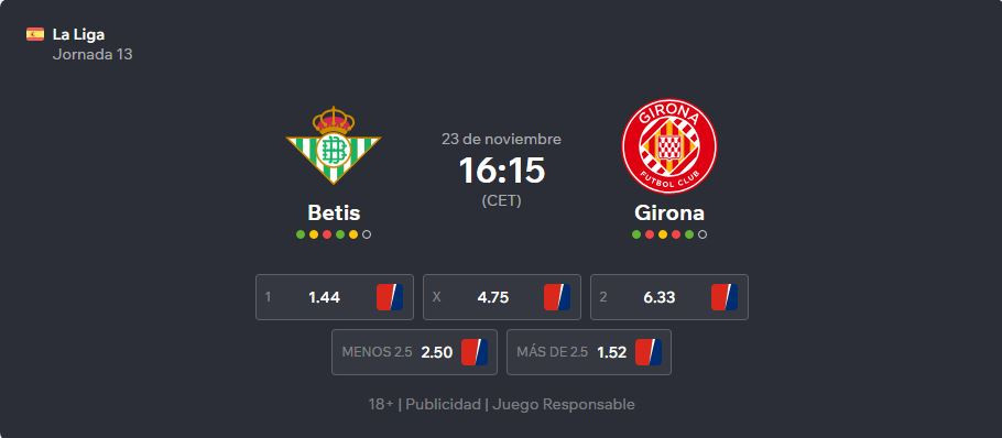 Betis Girona