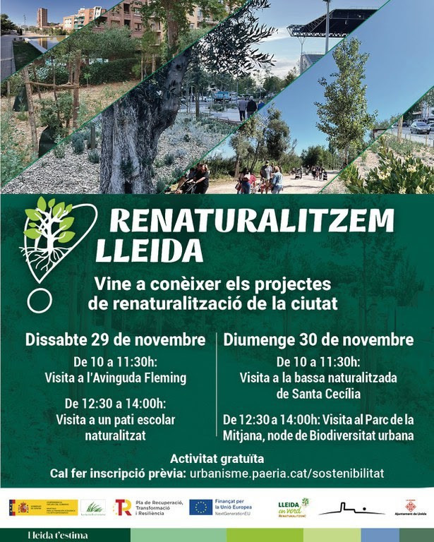 La Paeria impulsa el seu futur verd amb jornades i projectes de renaturalització innovadors