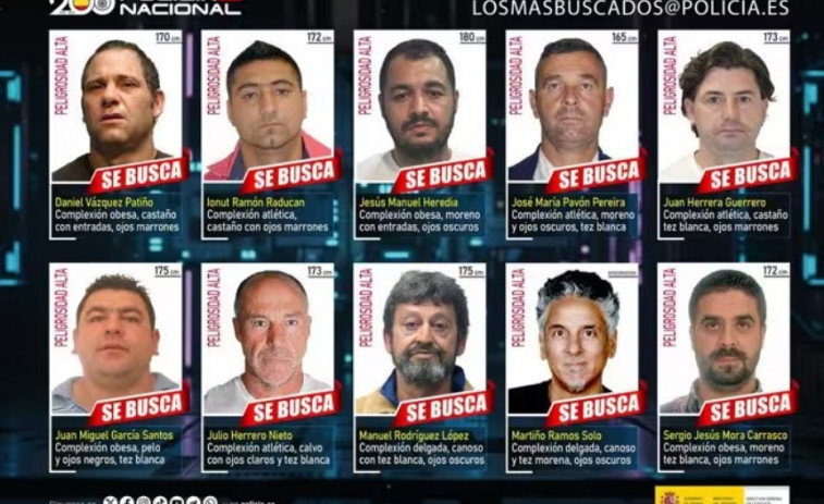 La Policia Nacional publica la llista dels 10 fugitius més buscats d'Espanya