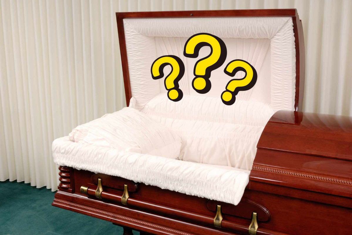 Ataúd, interrogante   CANVA