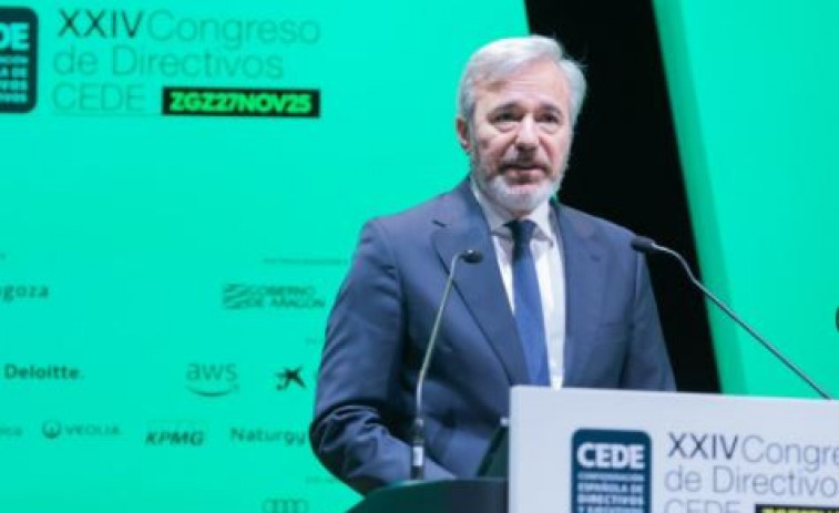 Jorge Azcón clausura el Congrés CEDE fent una crida a la inversió a l'Aragó