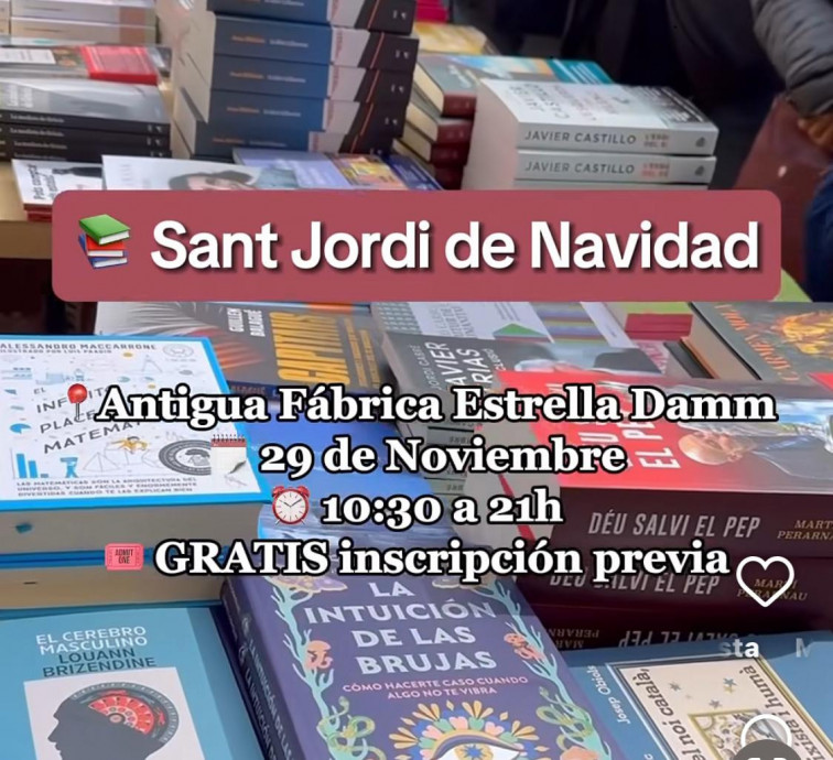 Sant Jordi de Nadal 2025: un esdeveniment literari únic que fusiona llibres, cuina i experiències