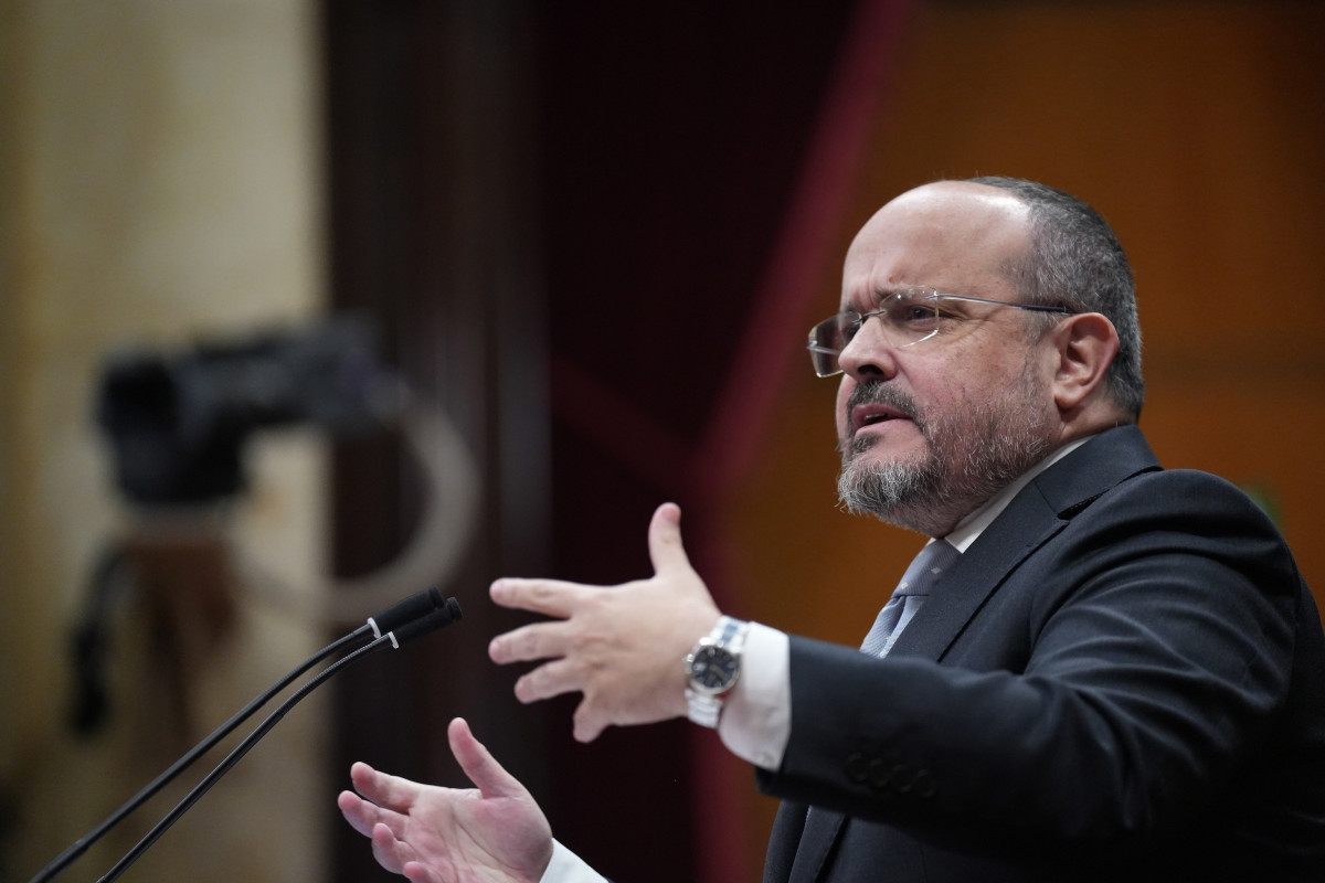 Archivo - El presidente del PP de Cataluña, Alejandro Fernández (Archivo)