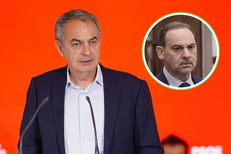 El fill de Ábalos posa en la diana a Zapatero: 