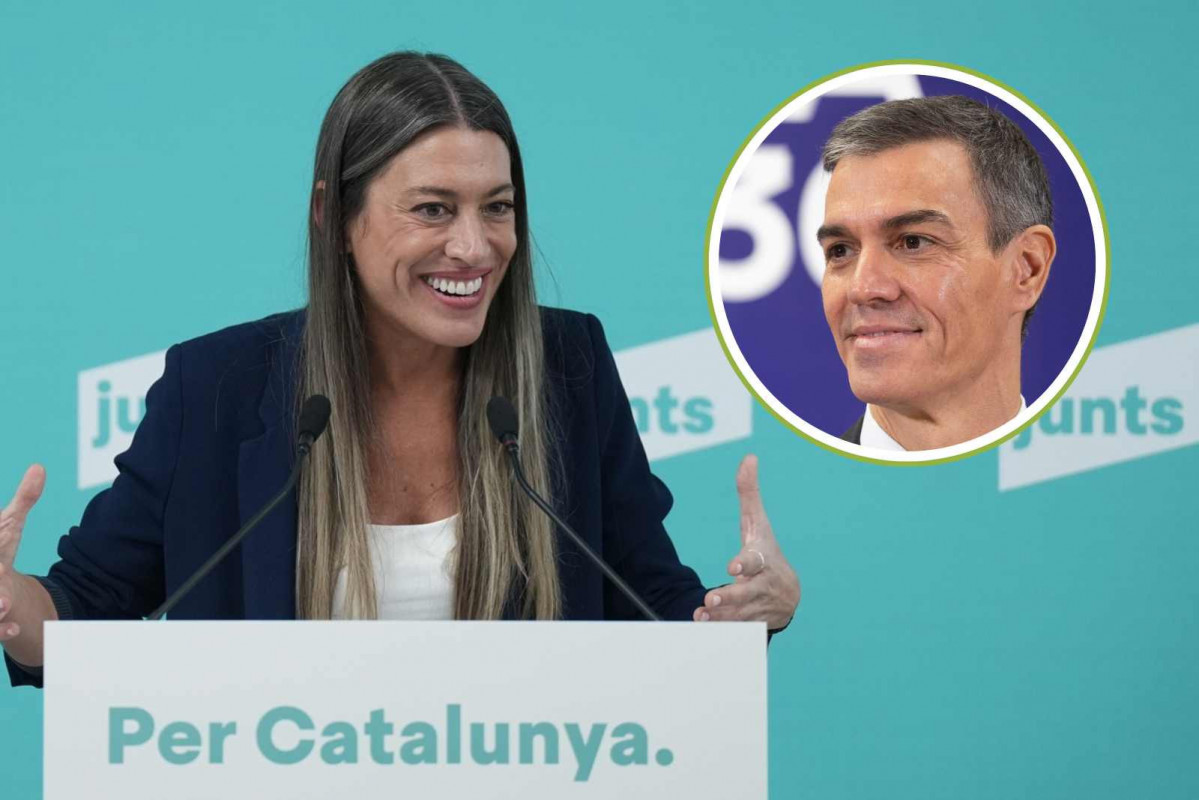 Míriam Nogueras y Pedro Sánchez   EUROPA PRESS