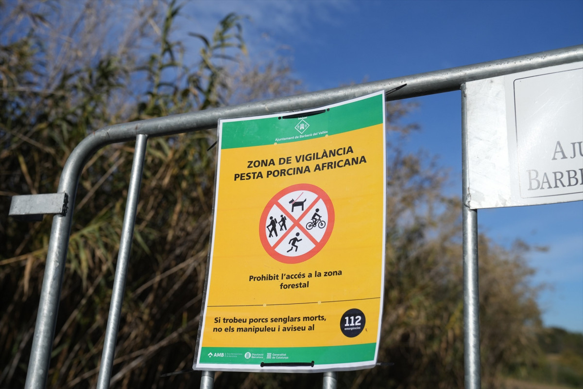 EuropaPress 7150245 vallas cortar paso agents rurals mossos desquadra zonas restringidas