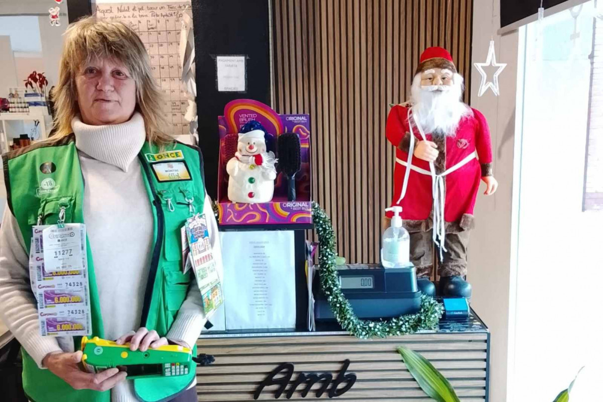 Venedora de l'ONCE a Bescanó