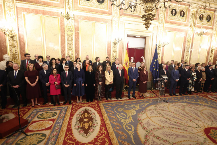 Vídeo | PSOE i PP acaparen l'acte pels 47 anys de la Constitució davant l'absència de ERC, Junts, PNB, Bildu i Vox