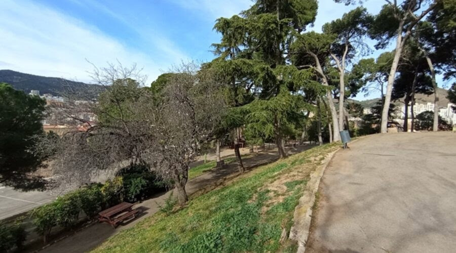 Imagen de un parque en Barcelona