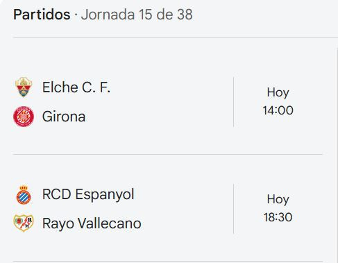 El Girona i l'Espanyol busquen recuperar impuls en LaLiga EA Sports contra l'Elx i el Rayo Vallecano respectivament