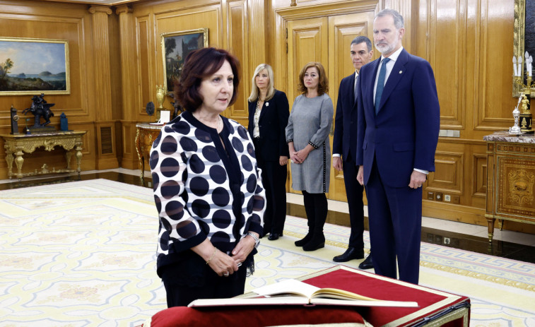 Teresa Peramato Martín promet el seu càrrec com a Fiscal General de l’Estat davant del Rei