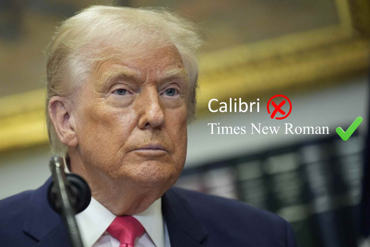 Trump declara la guerra a las tipografías