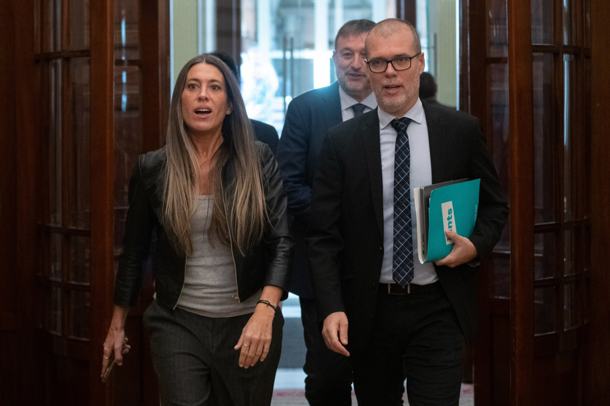La diputada de Junts Miriam Nogueras en el Congreso