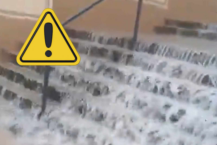 VÍDEO | Alcanar torna a col·lapsar: els carrers s'inunden en un nou 'Dia de la Marmota'