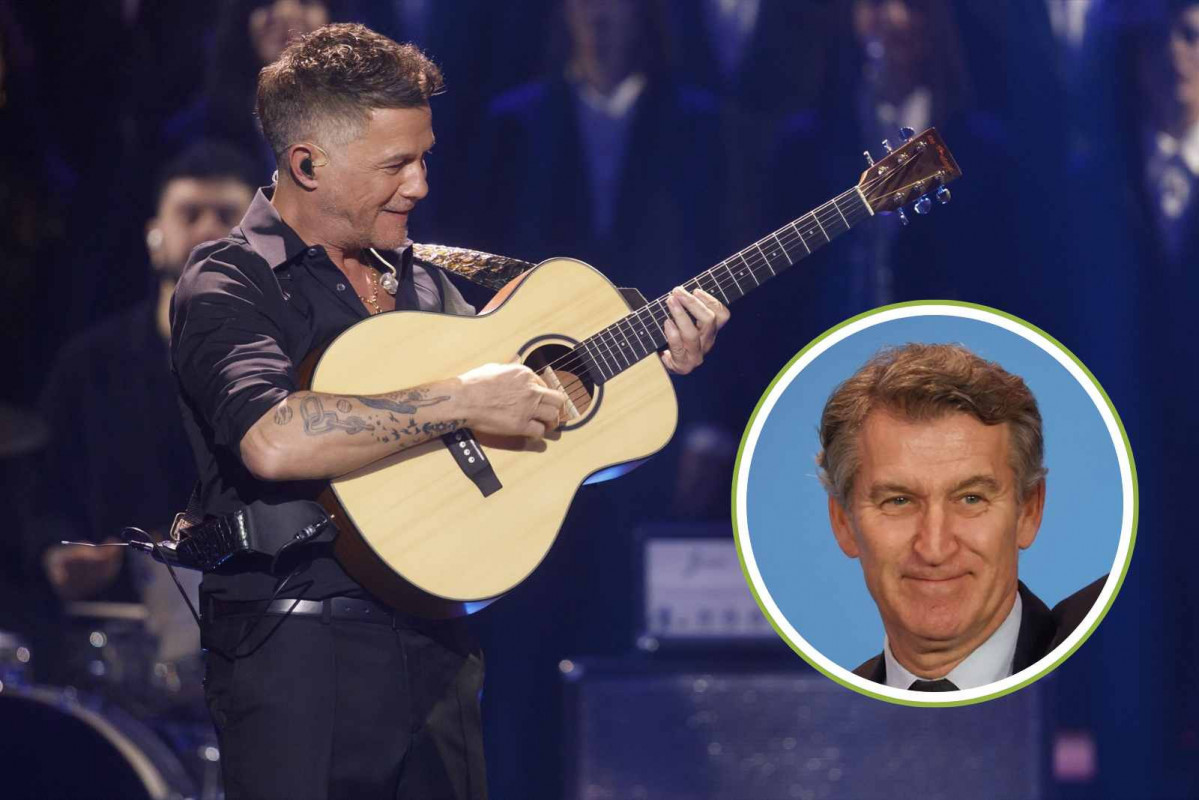 Alejandro Sanz, Alberto Núñez Feijóo