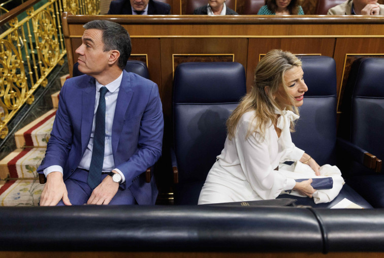 Sánchez 'passa' de les exigències Sumar i culpa al PP de l'auge de Vox