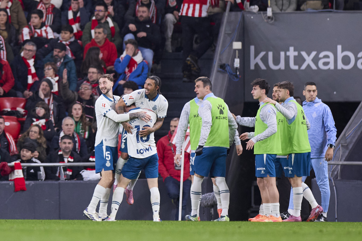 EuropaPress 7184710 players of rcd espanyol celebrates after scoring the teams second goal