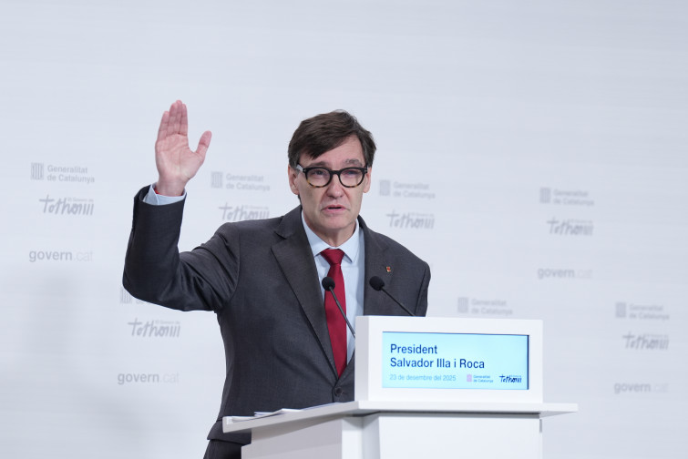 Salvador Illa tanca el 2025 amb el compromís de signar els pressupostos de 2026