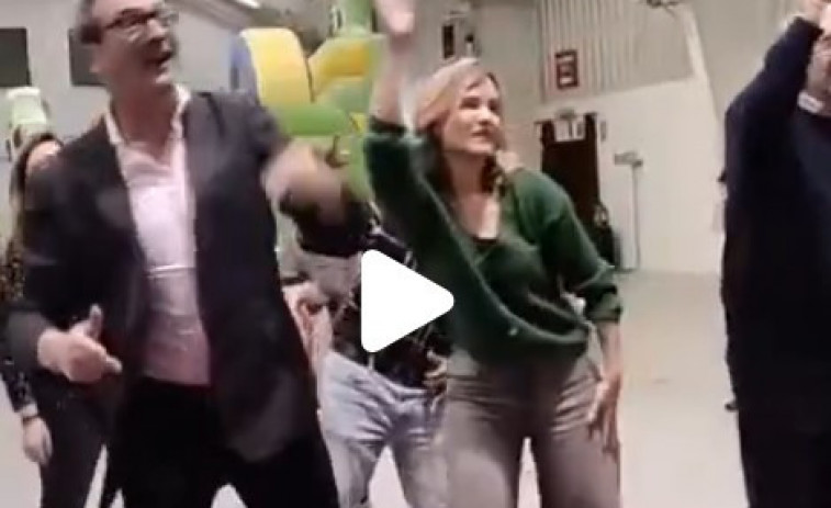 VÍDEO | L’alegria de Pilar Alegría: el ball nadalenc a Terol