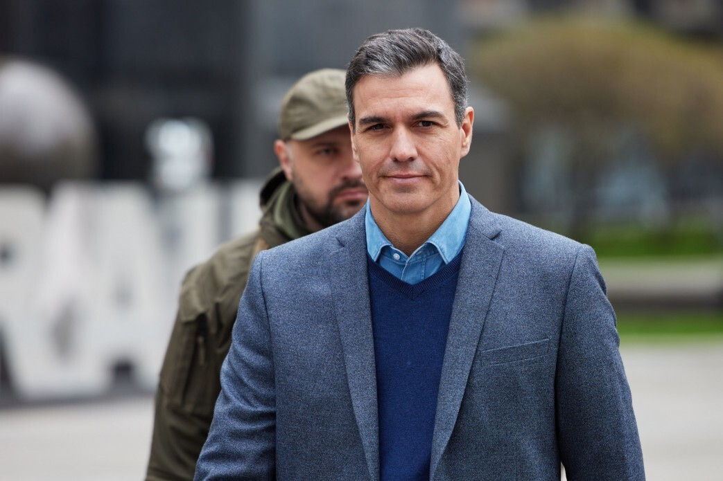 EuropaPress 4396823 presidente gobierno pedro sanchez llegada reunirse presidente ucrania 21