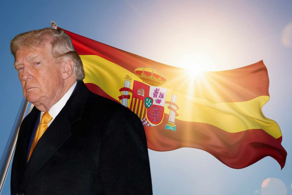 Donald Trump, España    EUROPA PRESS   CANVA   SUMALI IBNU CHAMID de Alemedia.id